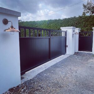 Aluminium Entrance Gates Automated 1