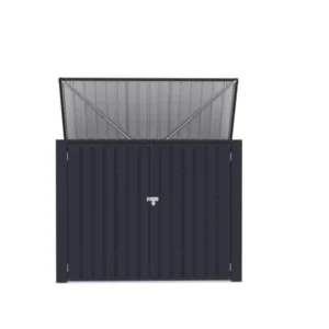Metal Wheelie Bin Storage – 2 Bay – Durable and Spacious with Hydraulic Arms for Easy Access - Image 4