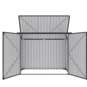Metal Wheelie Bin Storage – 2 Bay – Durable and Spacious with Hydraulic Arms for Easy Access - Image 6