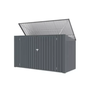 Metal Wheelie Bin Storage – 3 Bay – Durable and Spacious with Hydraulic Arms for Easy Access - Image 10