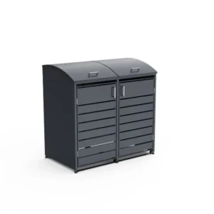2 Bay Curved Cresent Bin – Premium - Image 3