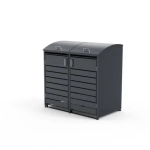 2 Bay Curved Cresent Bin – Premium - Image 4
